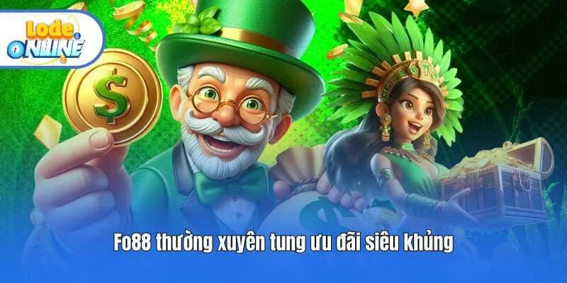 Fo88 thường xuyên tung ưu đãi siêu khủng